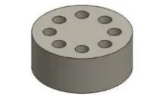 8 x 15ml tubes foam attachment for Vortex Mixer( Model - AMBI-VM-AC-013)