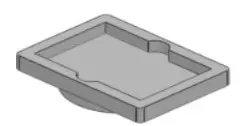 Base for plate with 96 well foam attachment for Vortex Mixer ( Model - AMBI-VM-AC-014) 
