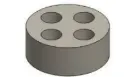 4 x 50ml tubes foam attachment for Vortex Mixer ( Model - AMBI-VM-AC-015) 