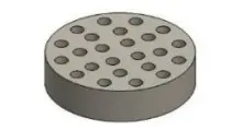 24 x 2/1.5 ml tubes foam attachment for Vortex Mixer( Model - AMBI-VM-AC-012)